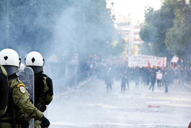 Generalni štrajk 20. oktobar 2011, Atina