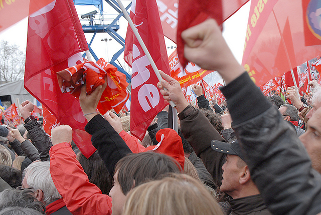 Front levice, predizborni skup u Parizu, 18. mart 2012. PHOTO     Camille Gévaudan