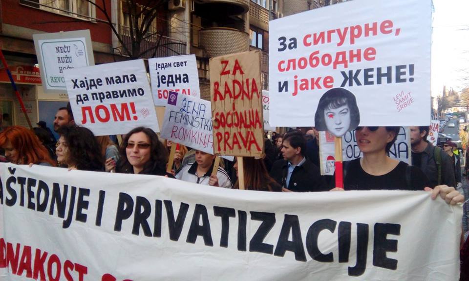 osmomartovski-protest-levi-samit-srbijie