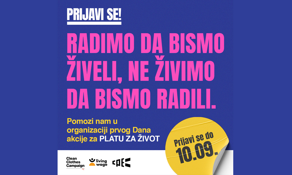 Uključi se u organizaciju Dana akcije za PLATU ZA ŽIVOT