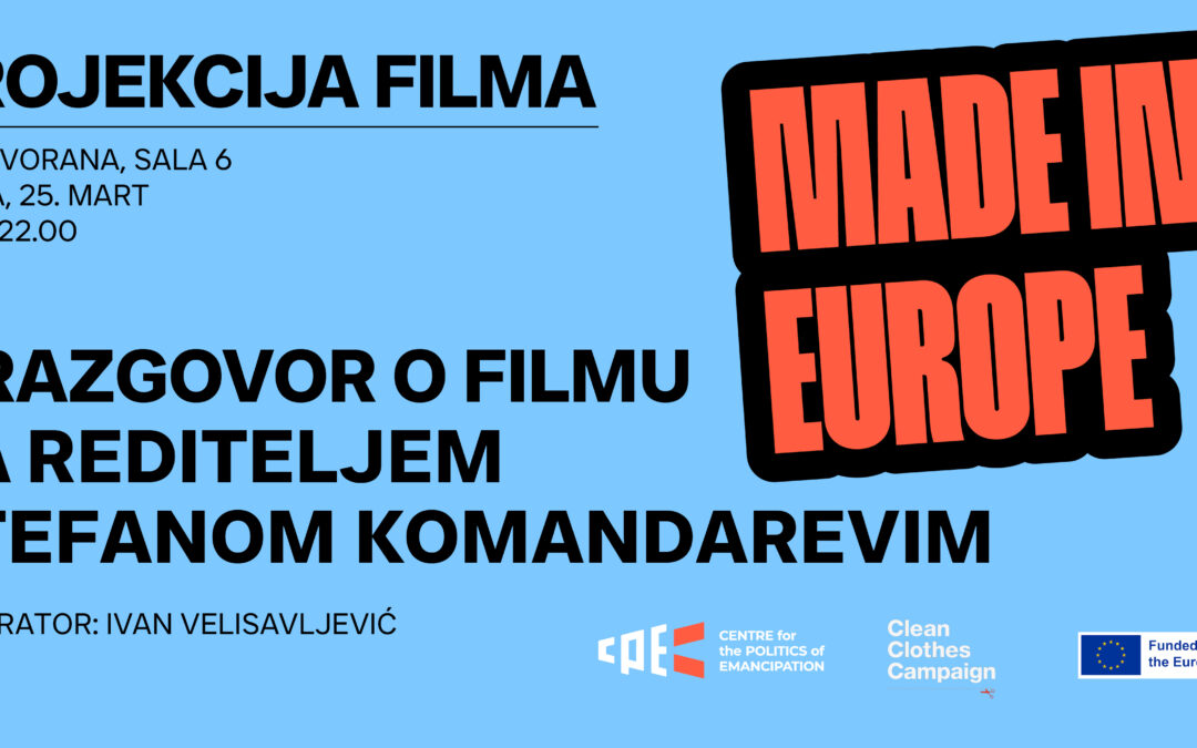 FILM: Made in EU // Razgovor sa Stefanom Komandarevim